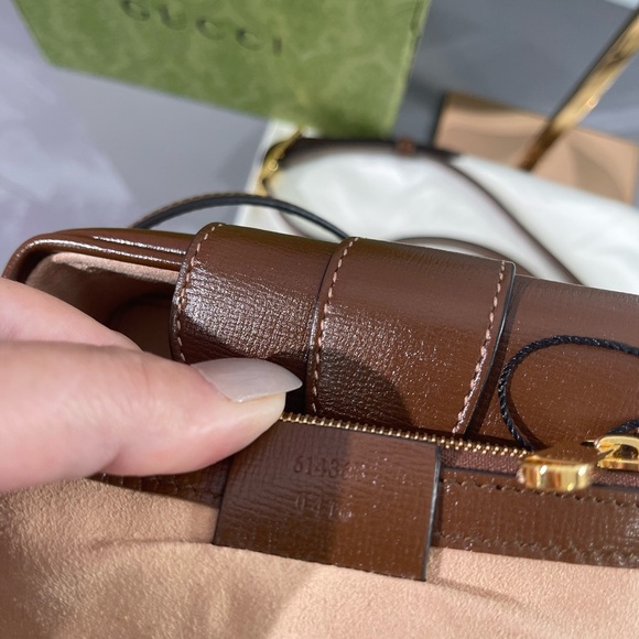 RARE AUTHENTIC GUCCI MINI TRUNK CROSSBODY- Full inclusion - Picture 13 of 16